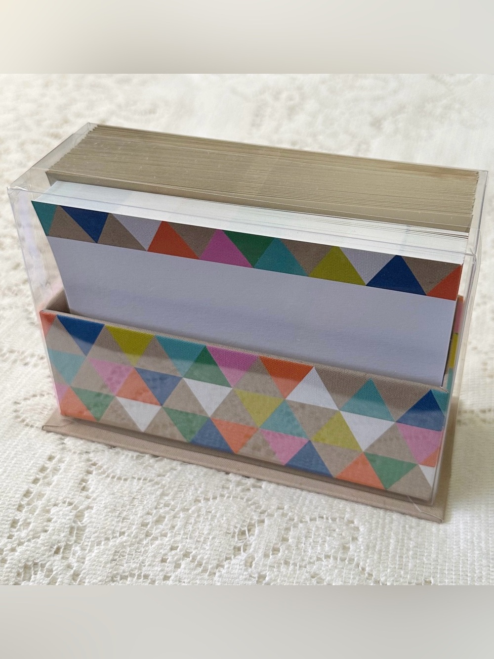 New Hallmark Single Panel Note Cards 50 Cards And Envelopes Colorful with Stand